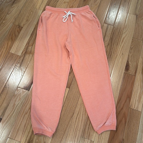 Free People Movement Playbook Peach Sweatpants Joggers With Pockets Small - Picture 3 of 6